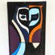 Tableau art tribal animalier