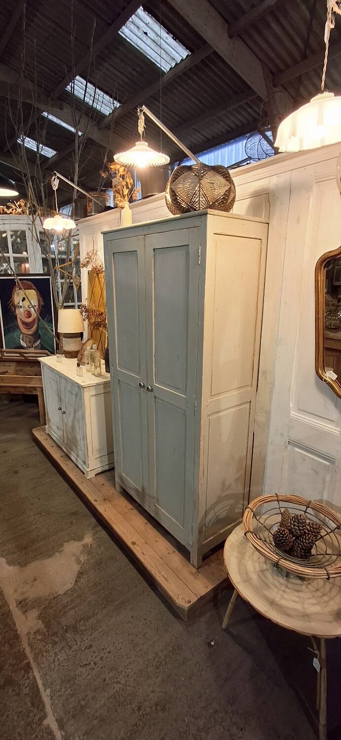 Antique pine wardrobe