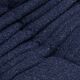 Togo three-seater sofa in dark blue boucle by Michel Ducaroy for Ligne Roset