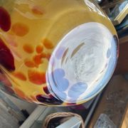 Vase vintage La Rochere en pâte de verre