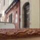 Old mirror gilded wood late nineteenth
