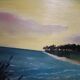 Paysage marin, Huile sur toile