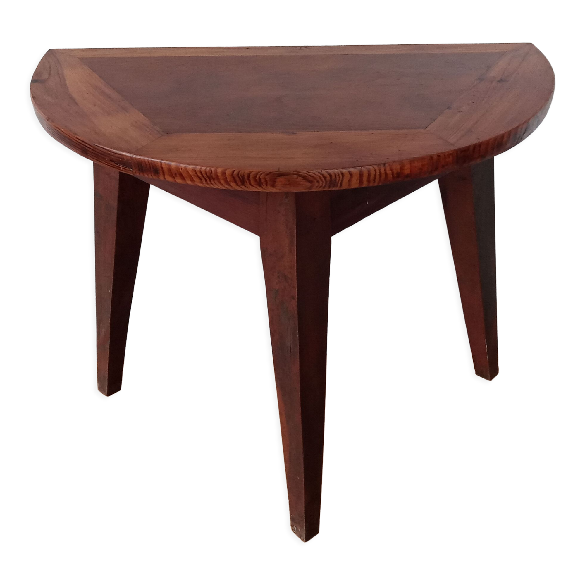 Half-moon console in oak 50s