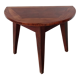 Half-moon console in oak 50s