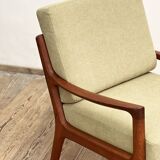 Mid Century Lounge Chair by Ole Wanscher for France & Son, Senator Series, Danish Design