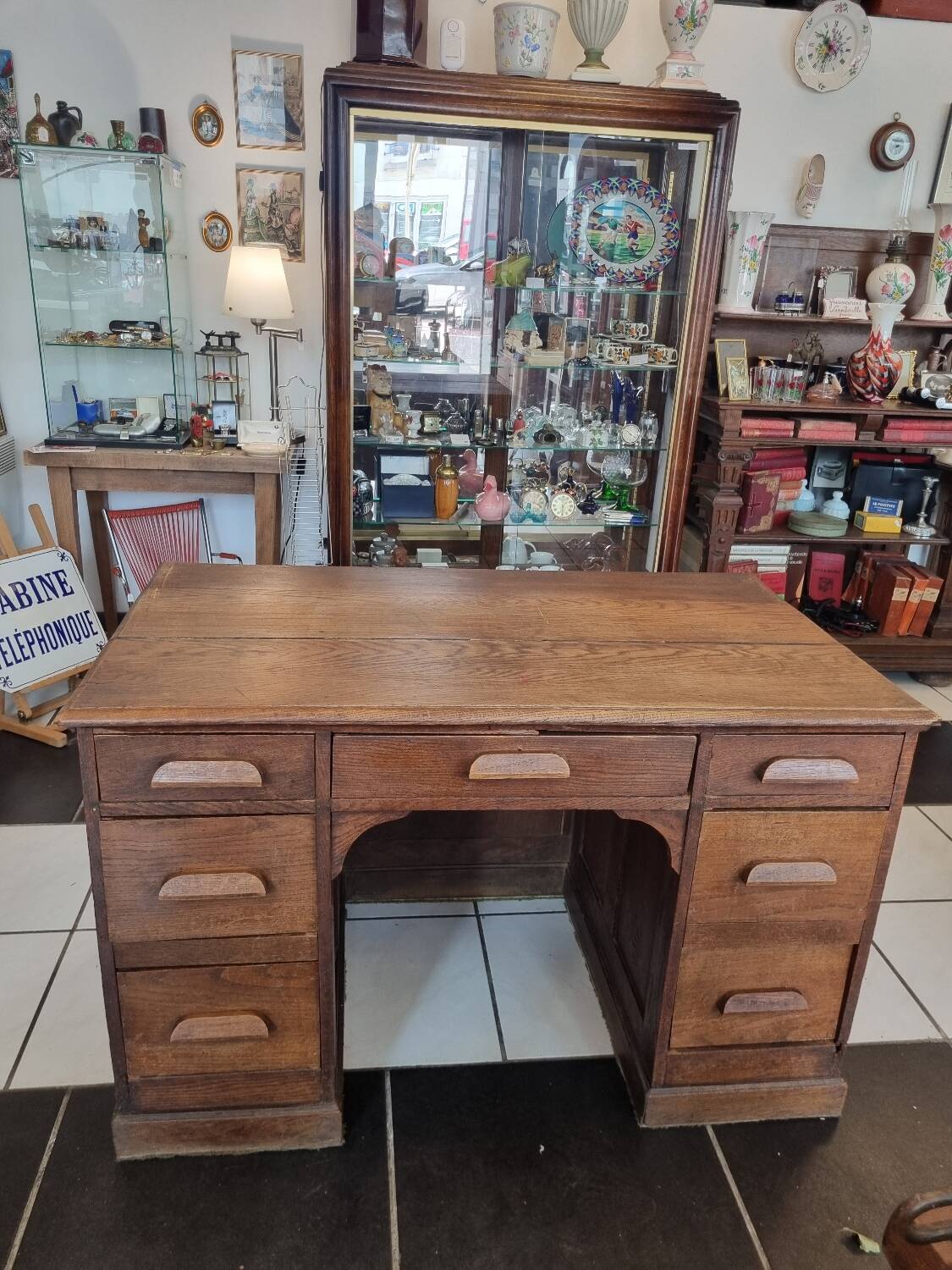 Old vintage desk