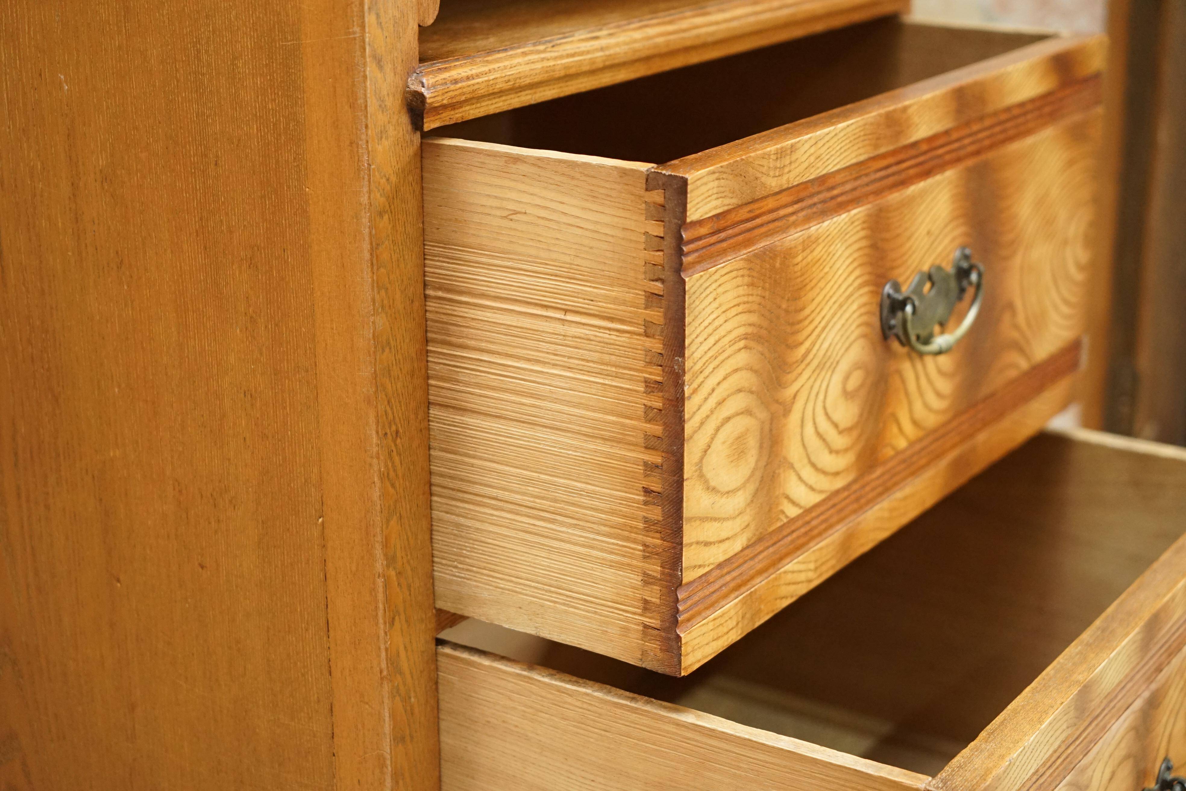 Compactum wardrobe Liberty tiger oak Art Deco style