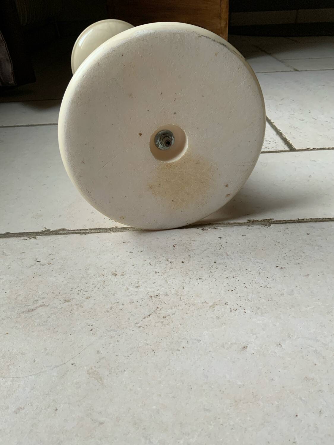 Marble column ashtray - Exceptional vintage piece - Art style