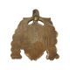 Small Antique Weathered Mirror Gilded Wood 19th Century