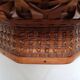 Coupe / panier ikebana japon bambou tressé XXth