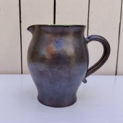 Ceramic pitcher, faience by Elchinger, vintage