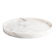 Gabriella – White Round Natural Marble Tray
