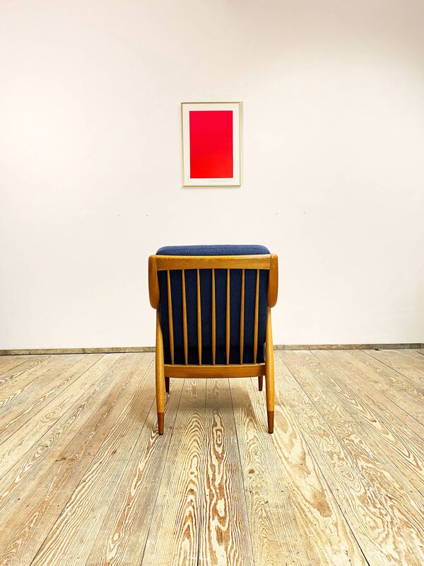 fauteuil de salon de Peter Hvidt et Orla Mølgaar Nielsen pour la France et Daverkosen, Danemark, années 1950