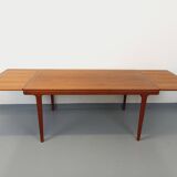Vintage rectangular Scandinavian dining table by Johannes Andersen Samcom