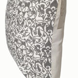 Etnik white gray cushion cover - 50 x 50