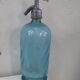 Elegant twisted blue glass Siphon