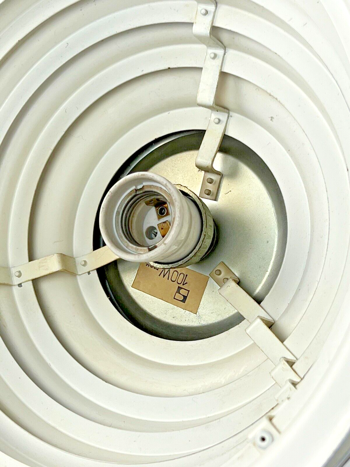 Kazuo Motozawa Saturno chrome design pendant light from the 60s