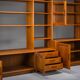 Mid-century modern Danish modular teak wall unit from Dyrlund, Denmark, 1970s