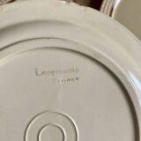 Set of 4 vintage dessert plates from the Longchamp factory