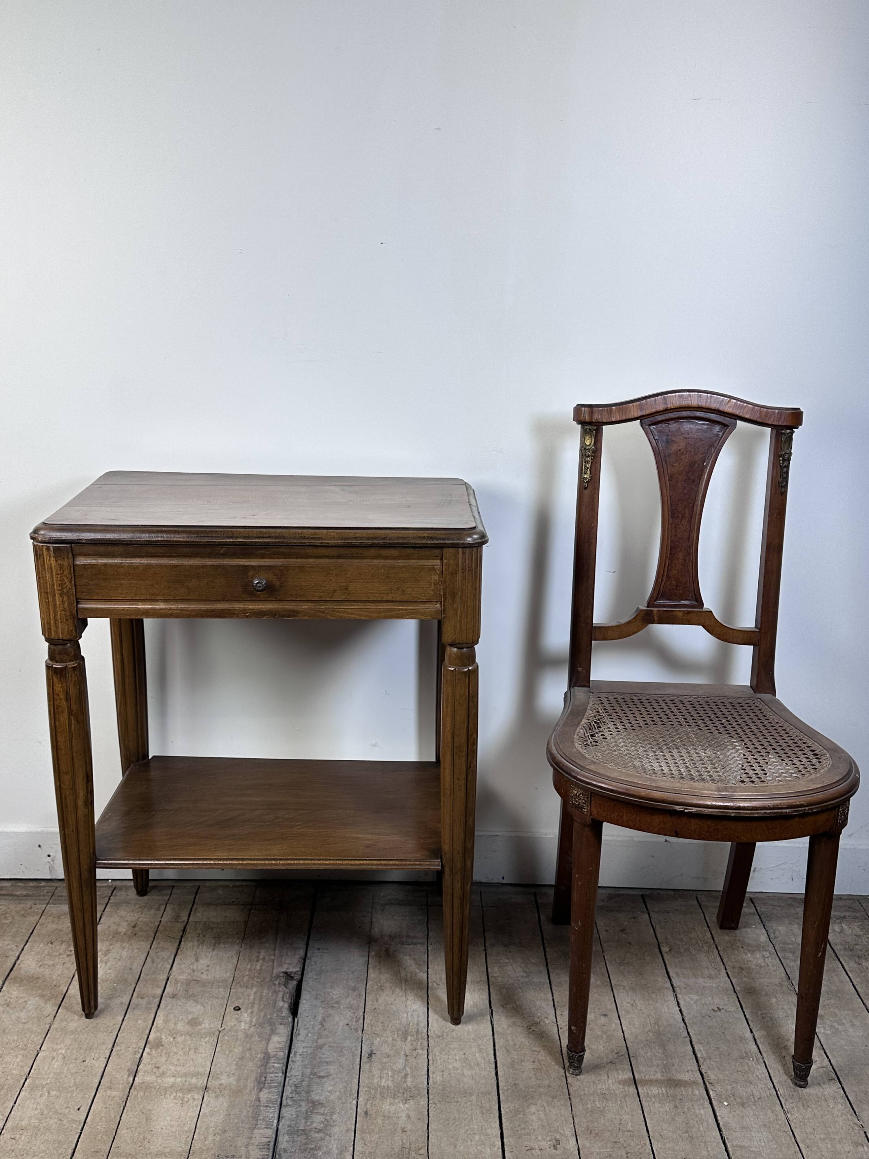 1940s Oak Side Table