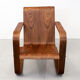 1930s modernist cantilever plywood armchair