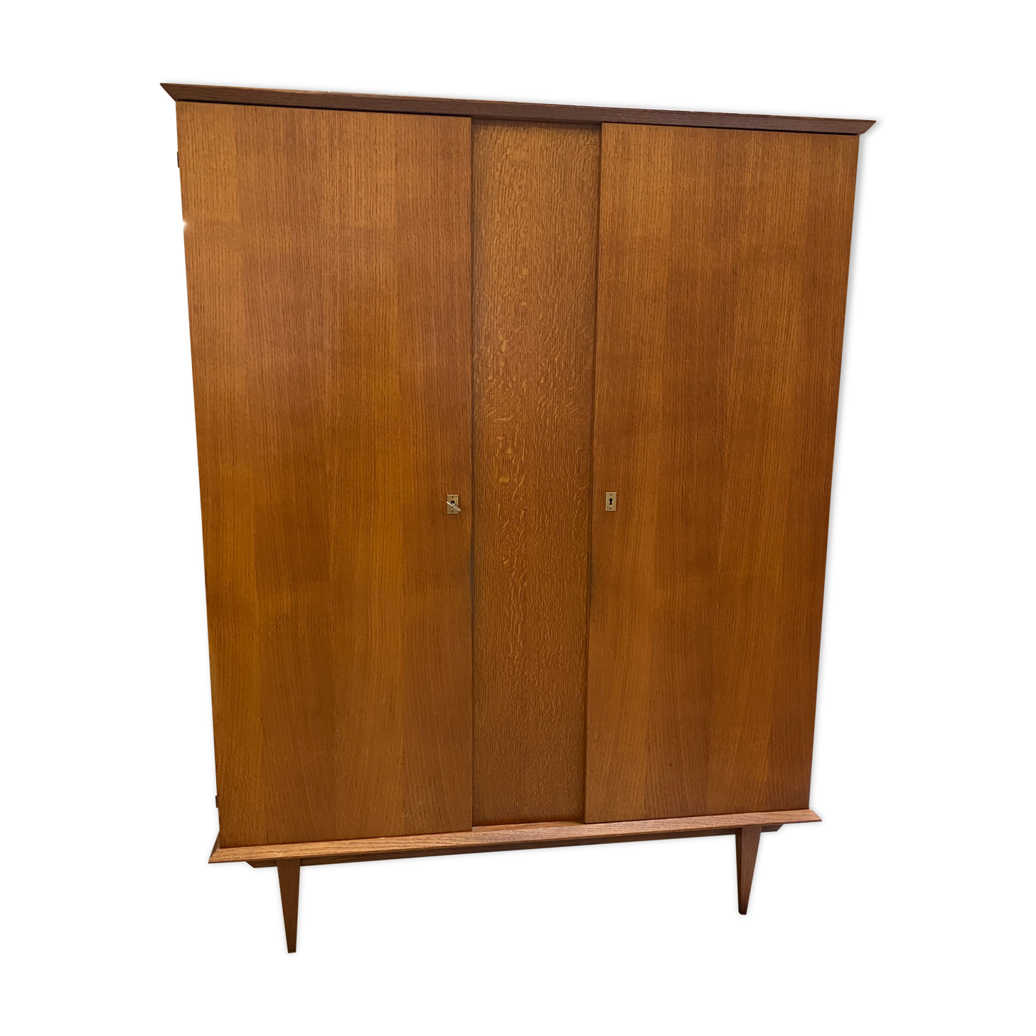 Vintage compass foot cabinet