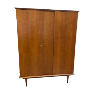 Vintage compass foot cabinet