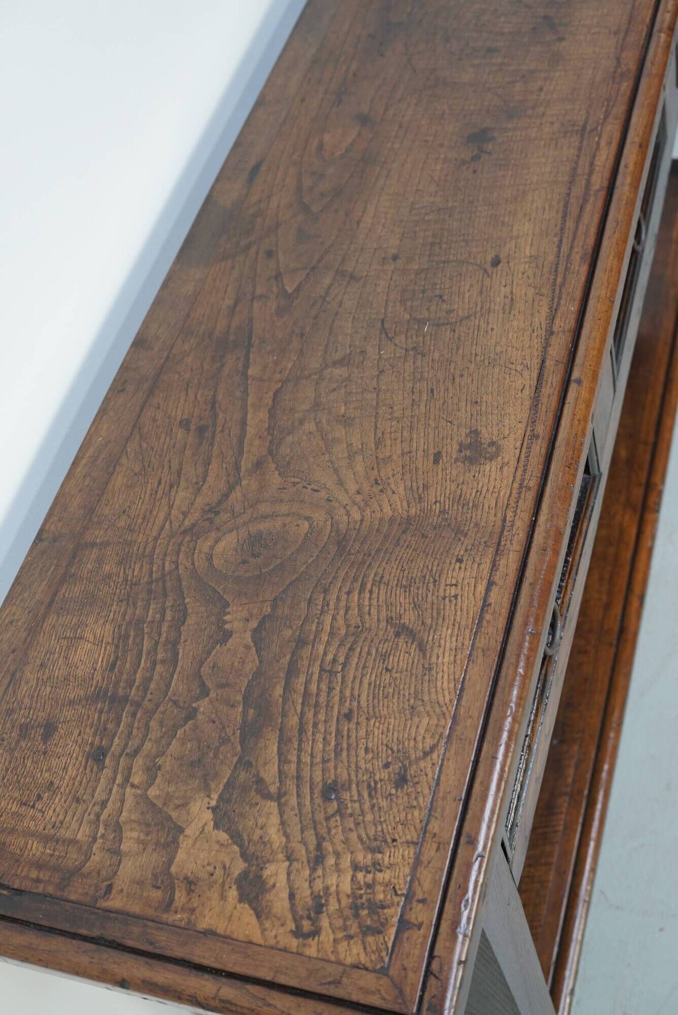 Antique Spanish Rustic Chestnut Side Table/Console, 18th Century