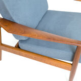 Fauteuil danois en teck Fd 164 par Arne Vodder pour Cado, France & Son NO.2