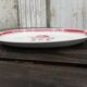 Plat faïence décor floral