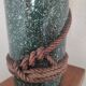 Vase décor nœud marin