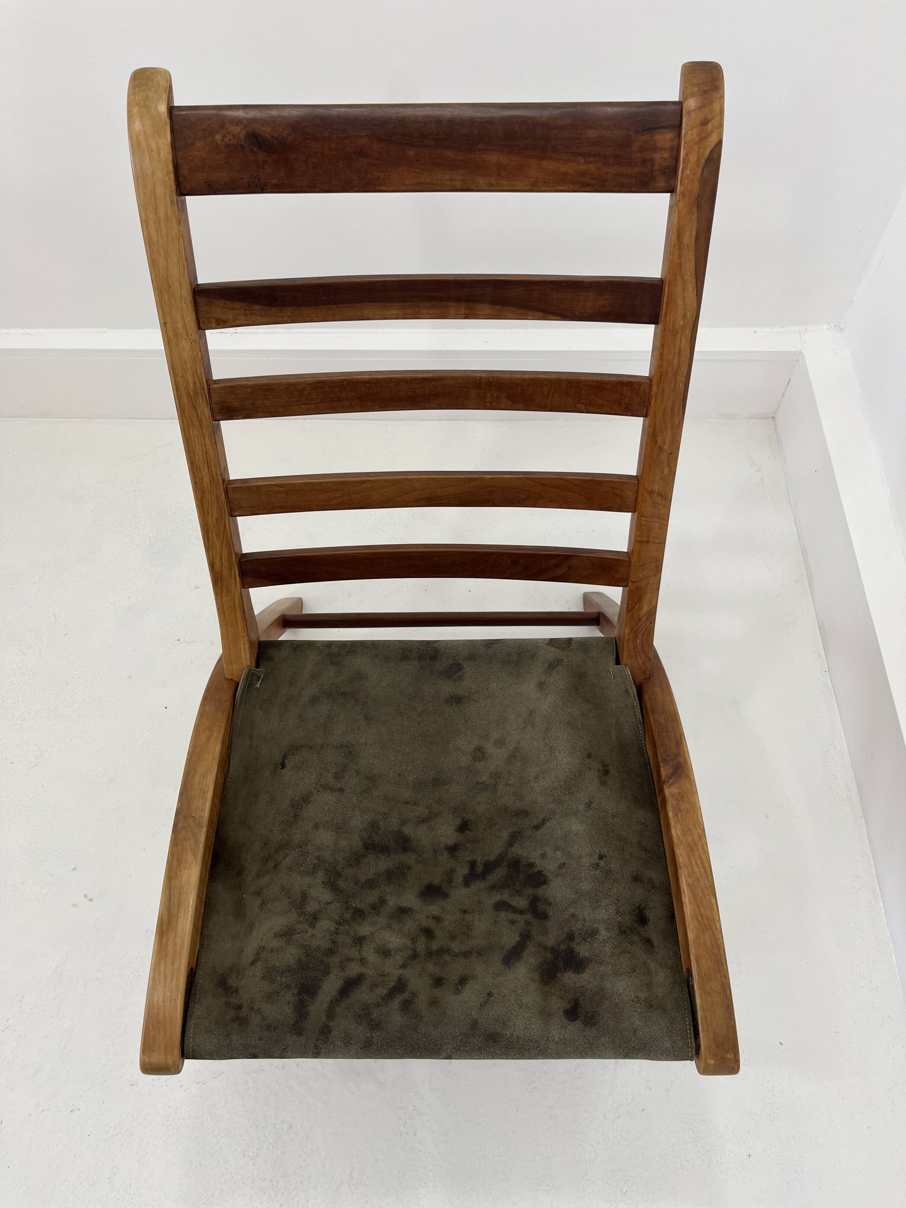 Vintage Leather Lounge Chair, 1970s