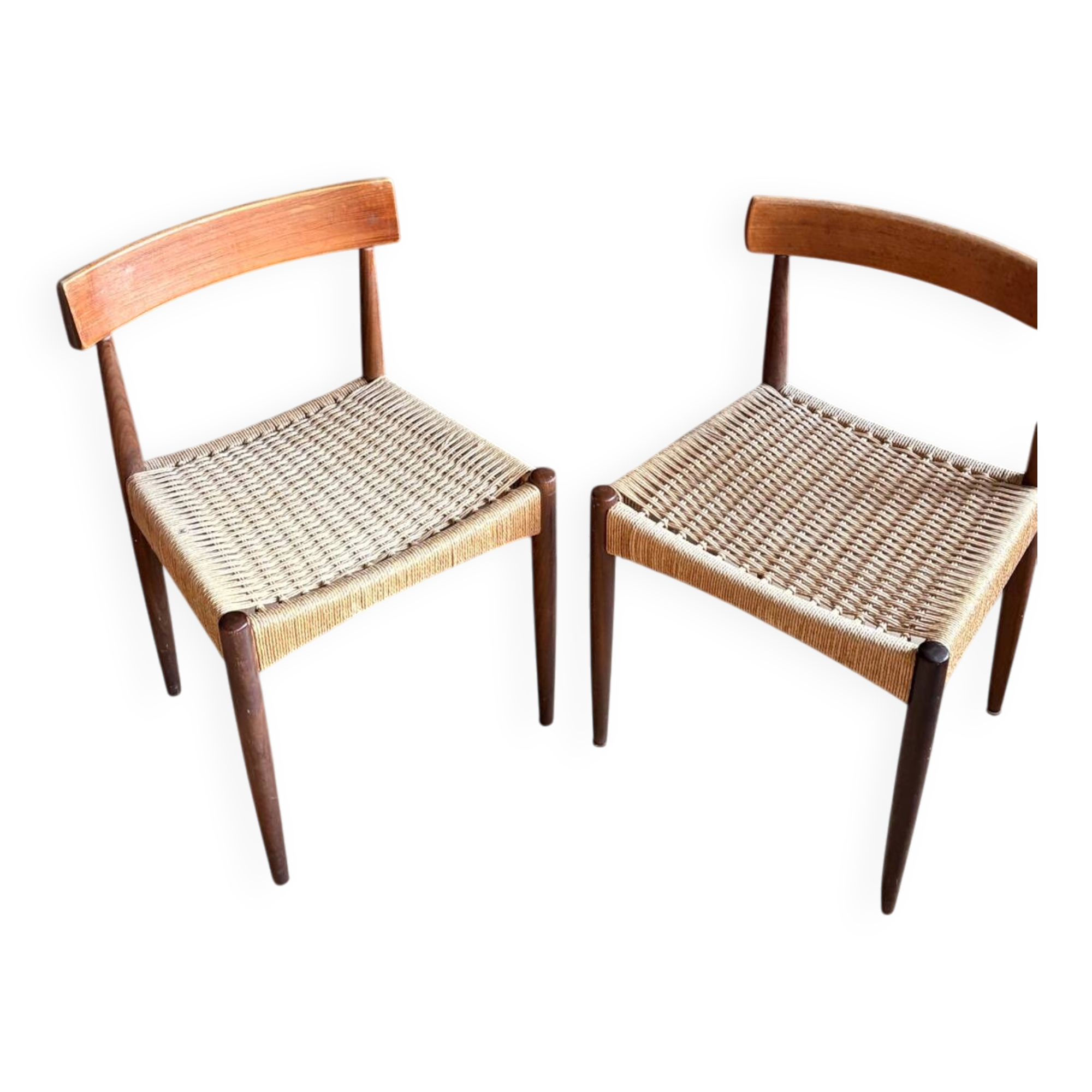 Paire de chaises  MK200 Arne Hovmand-olsen