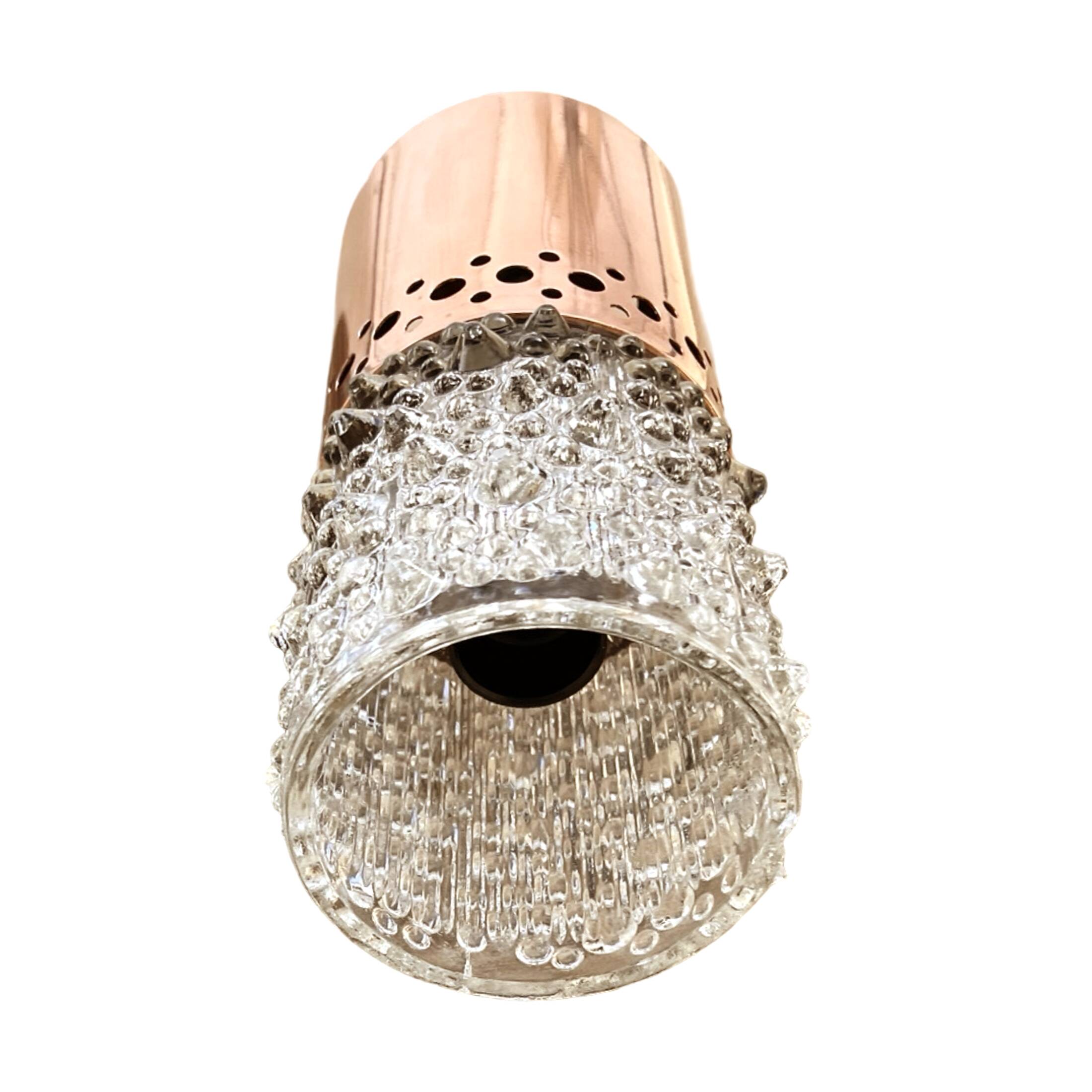 Hanging lamp designed by F. Perceny, VEB Narva Leuchten, Germany, 1970s.