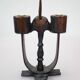 Swedish wooden candleholders from Taserud, 1955, set of 2