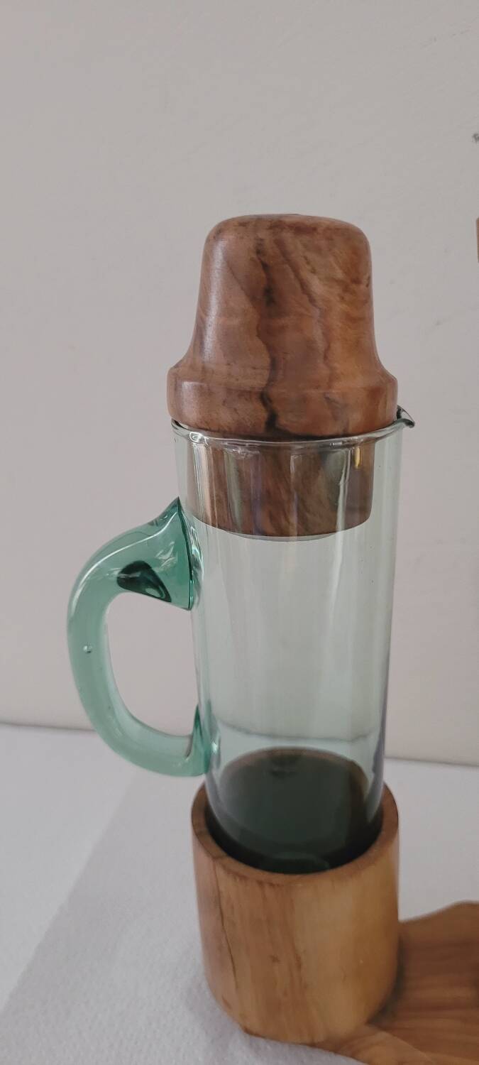 60's salt pepper oil and vinegar set