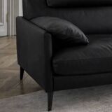 2-seater leather sofa