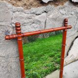 Grand miroir ancien bambou 1940