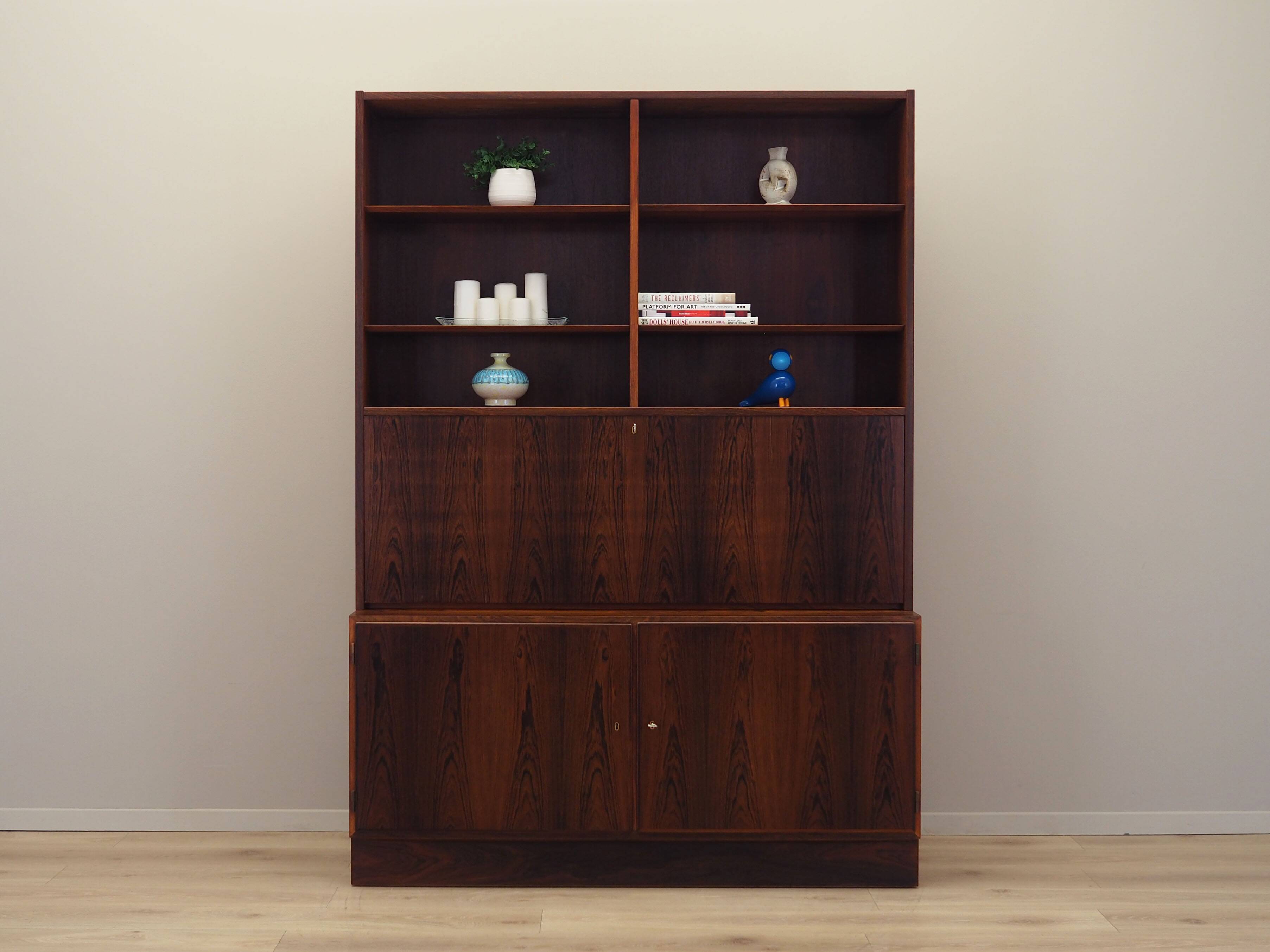 Rosewood bookcase, Danish design, 1970s, designer: Carlo Jensen, production