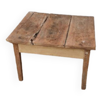 Table de ferme basse