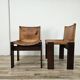 Pair of Monk chairs by Afra and Tobia Scarpa for Molteni, 1970