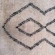 Moroccan Berber rug 200x142 cm vintage Beni Ourain, Atlas, tribal, clearance