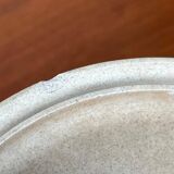 Vintage stoneware bowl with lid by Tove Rappold for Knabstrup, Denmark, 1970s.