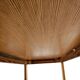 Pine wood dining table / formica top / 1970s