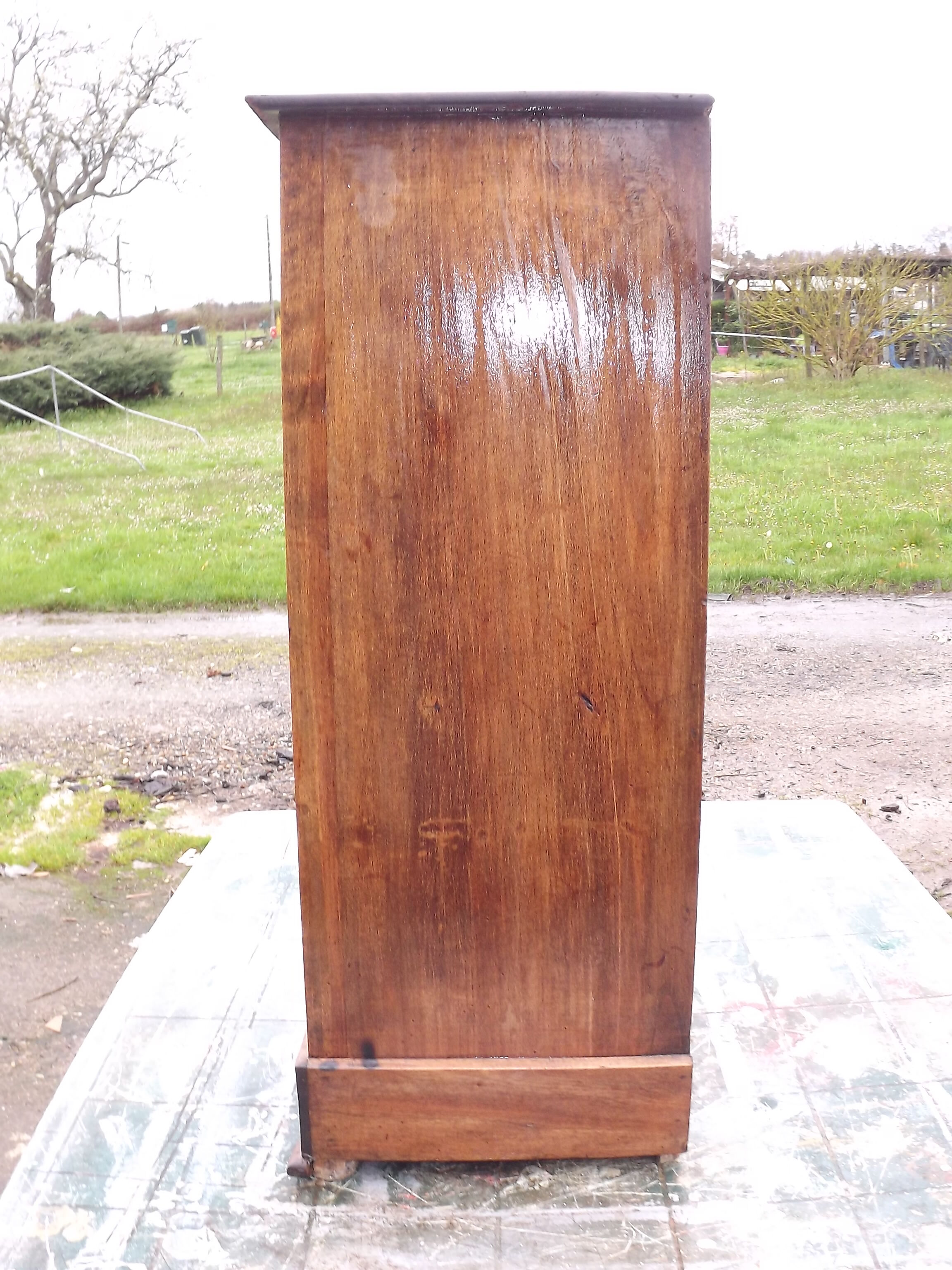 Bedside walnut 19 th