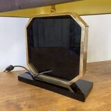 Pair of brass and gold-plated lamps by George Mathias, 1970