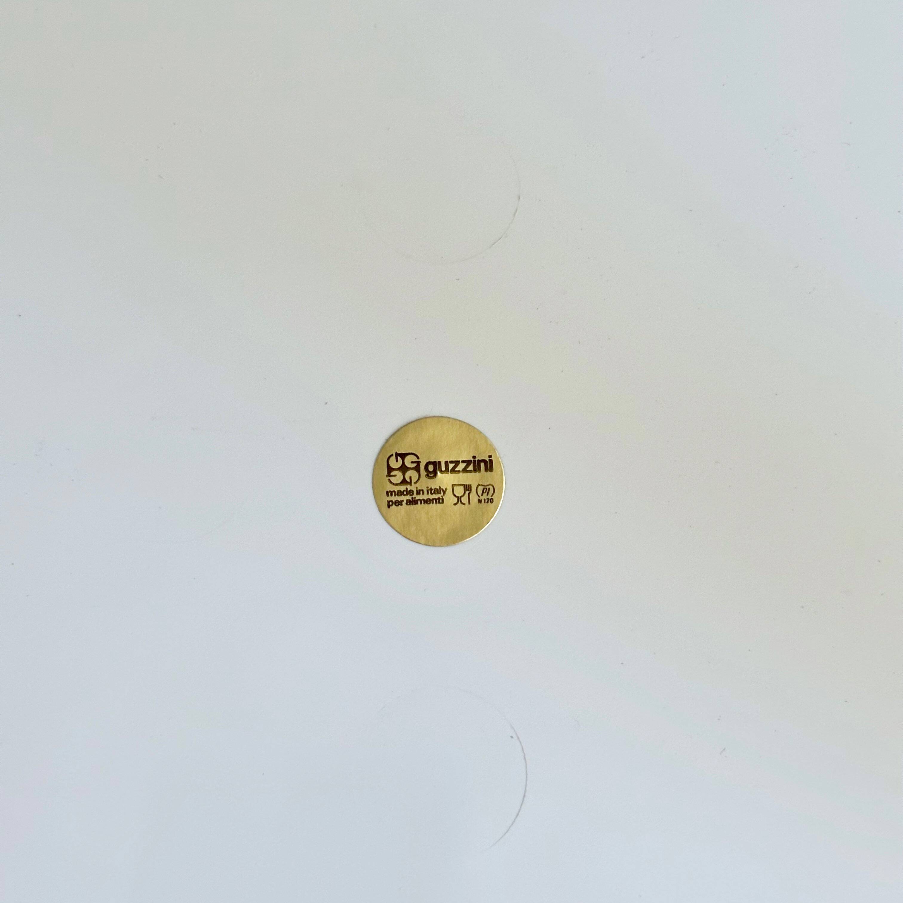 Guzzini tray Jolly white, bed tray, Luigi Massoni