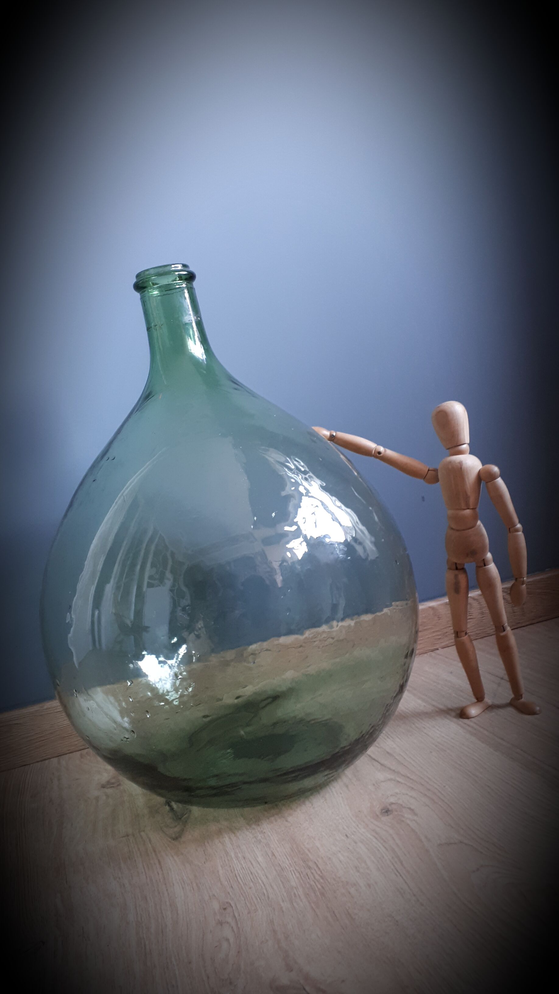 Demijohn 20 L light green round