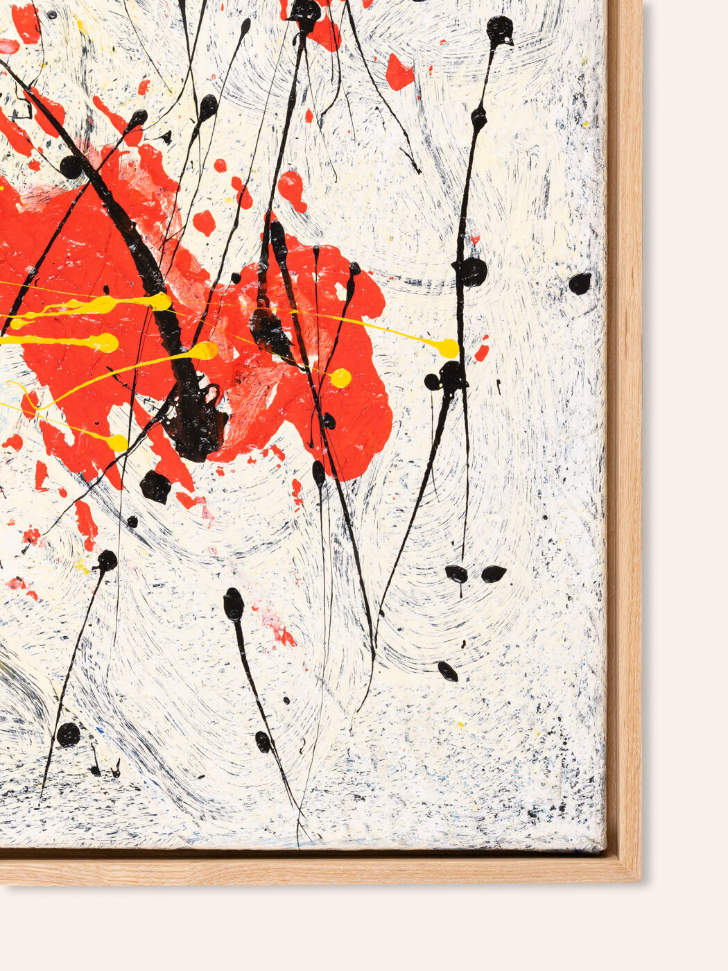 Abstract Composition II, Oil/Acrylic on Canvas, 82 x 103 cm