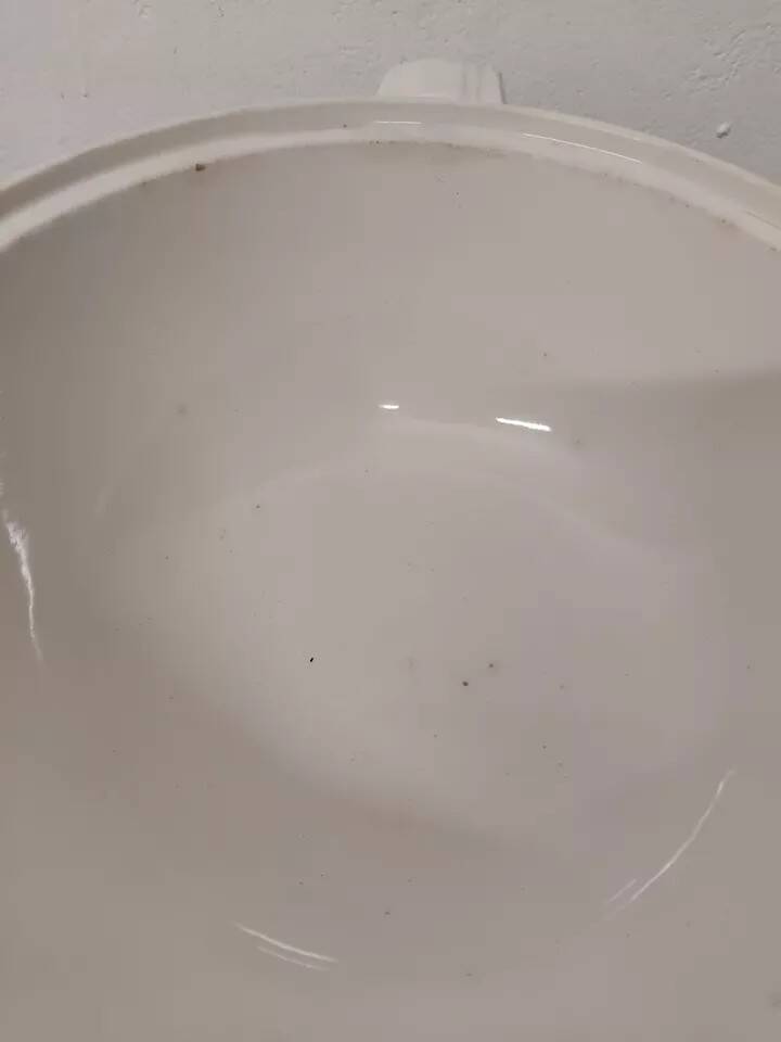 Old soup tureen with lid saline France vintage